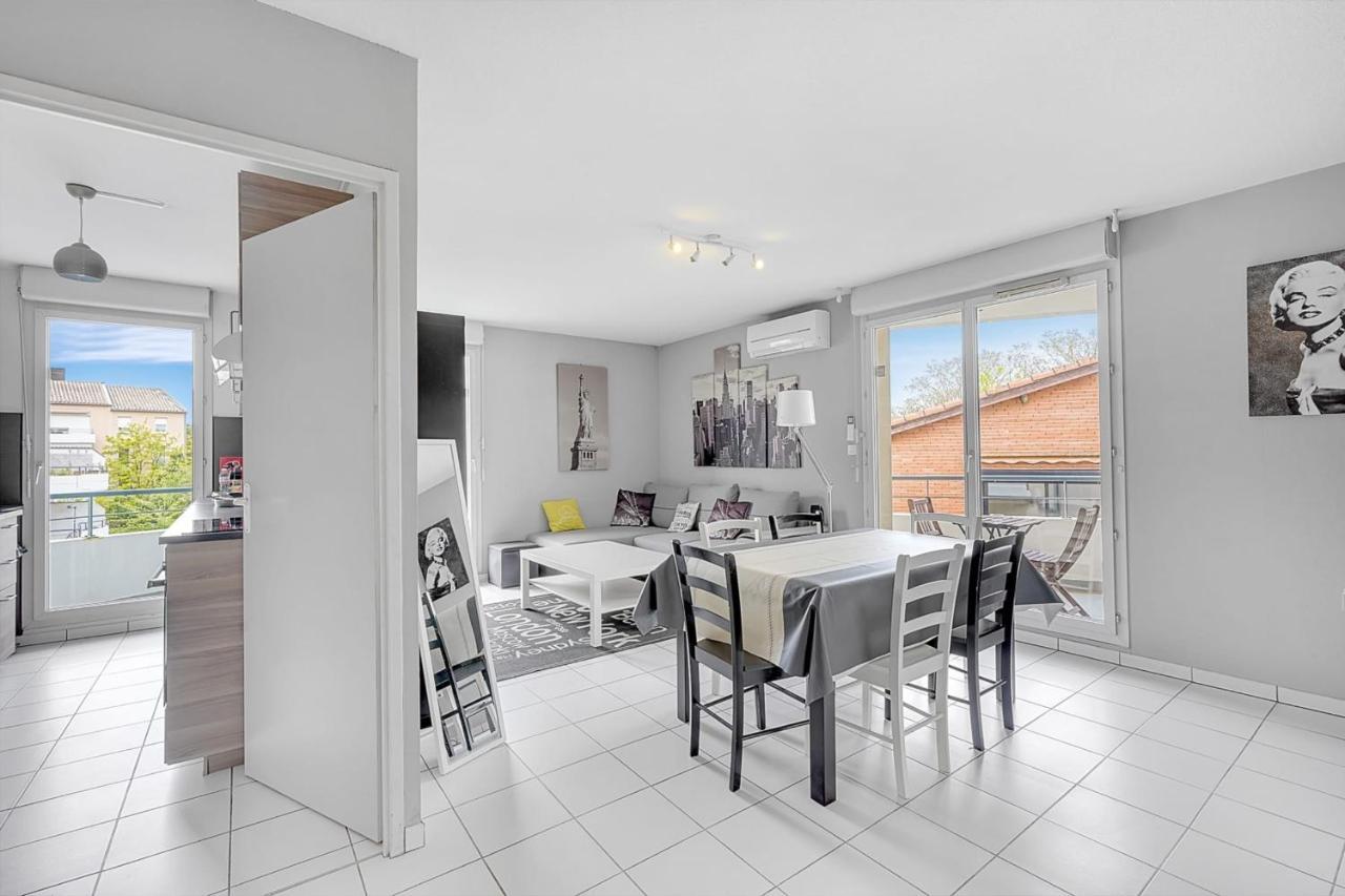 Sublime 64M With 2 Balconies For 6 In Toulouse Appartement Buitenkant foto
